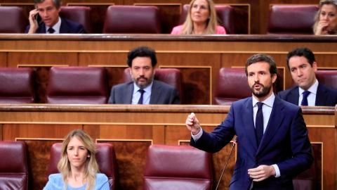 El l&iacute;der del PP, Pablo Casado
