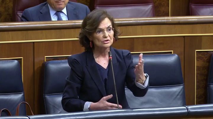 Carmen Calvo invita a Álvarez de Toledo a tomarse juntas un café para debatir sobre la verdad Carmen Calvo invita a Álvarez de Toledo a tomarse juntas un café para debatir sobre la verdad