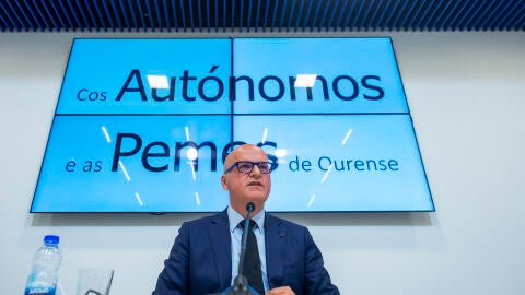 Manuel Baltar, na rolda de prensa no Pazo Provincial