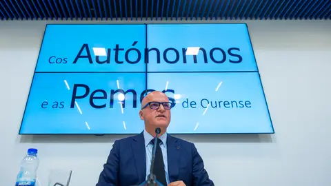 Manuel Baltar, na rolda de prensa no Pazo Provincial Manuel Baltar, na rolda de prensa no Pazo Provincial