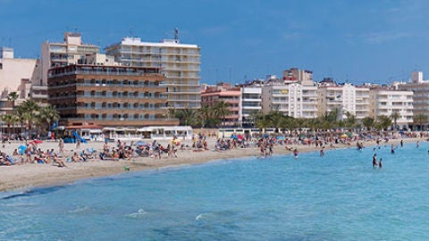 Playa de Levante de Santa Pola.