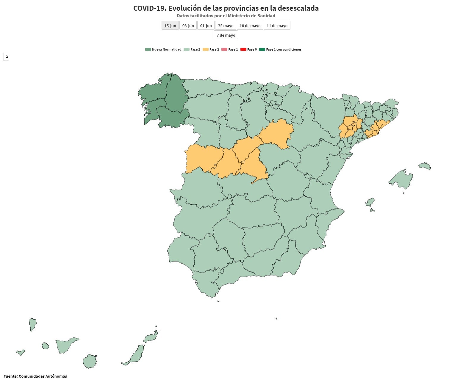 La Comunitat Valenciana entrará en la Fase 3 el lunes 15 de Junio La Comunitat Valenciana entrará en la Fase 3 el lunes 15 de Junio