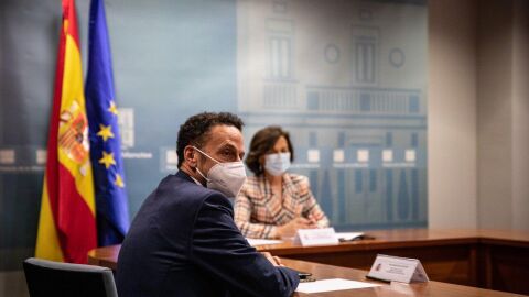 Carmen Calvo y Edmundo Bal