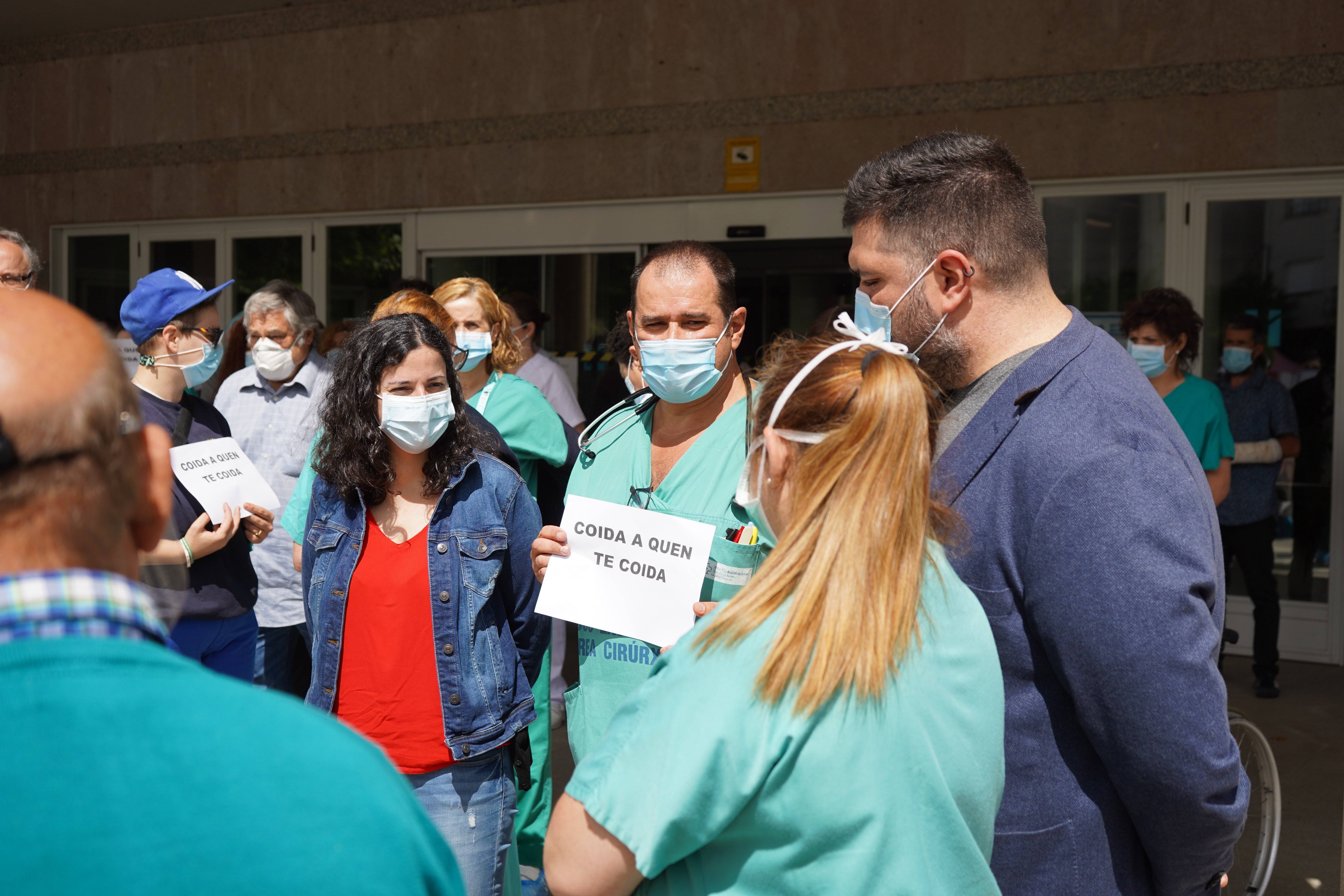 O BNG apoia a concentración no Hospital de Verín O BNG apoia a concentración no Hospital de Verín