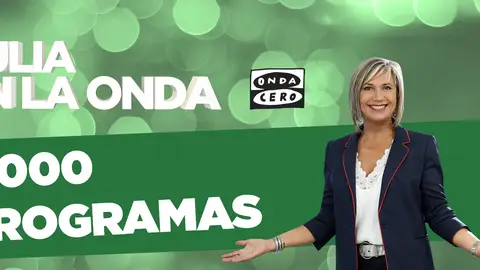 3.000 programas de Julia en la onda 3.000 programas de Julia en la onda