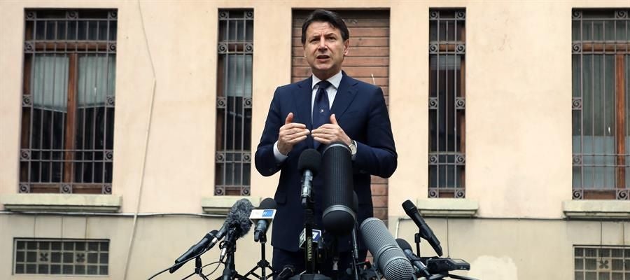 Giuseppe Conte, primer ministro de Italia Giuseppe Conte, primer ministro de Italia
