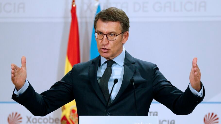 El presidente de la Xunta de Galicia, Alberto N&uacute;&ntilde;ez Feij&oacute;o