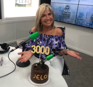 Julia Otero celebra los 3.000 programas de Julia en la onda Julia Otero celebra los 3.000 programas de Julia en la onda