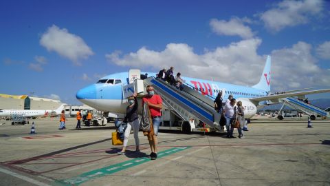 Llegada de turistas a Baleares a través del plan piloto para reactivar el turismo internacional.