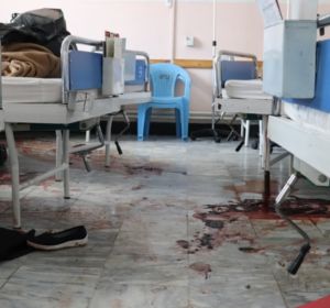La sala de postparto en la que fueron asesinadas varias personas La sala de postparto en la que fueron asesinadas varias personas
