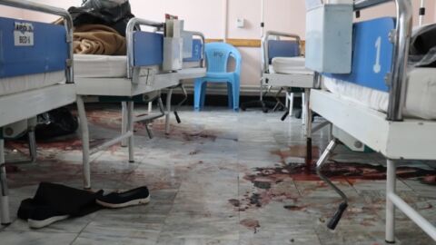 La sala de postparto en la que fueron asesinadas varias personas