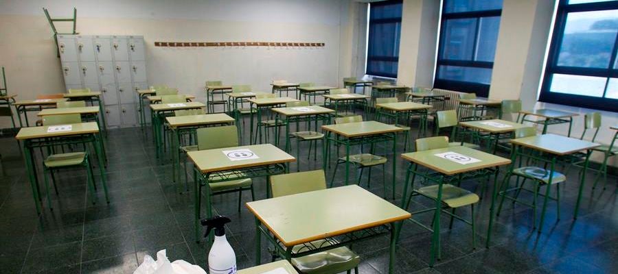 Aulas preparadas contra el coronavirus Aulas preparadas contra el coronavirus