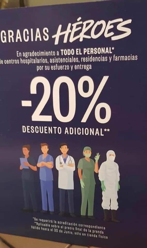 El descuento para sanitarios en tiendas del Grupo Inditex es un bulo El descuento para sanitarios en tiendas del Grupo Inditex es un bulo