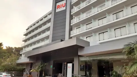 Uno de los hoteles Riu en Playa de Palma que ha recibido a los primeros turistas alemanes. Plan piloto