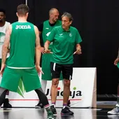 Unicaja de Málaga entrenando en Valencia Unicaja de Málaga entrenando en Valencia