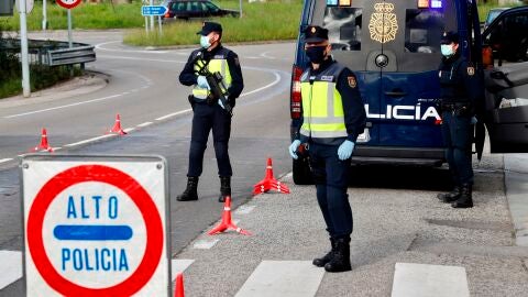 Control de la Polic&iacute;a Nacional en las carreteras