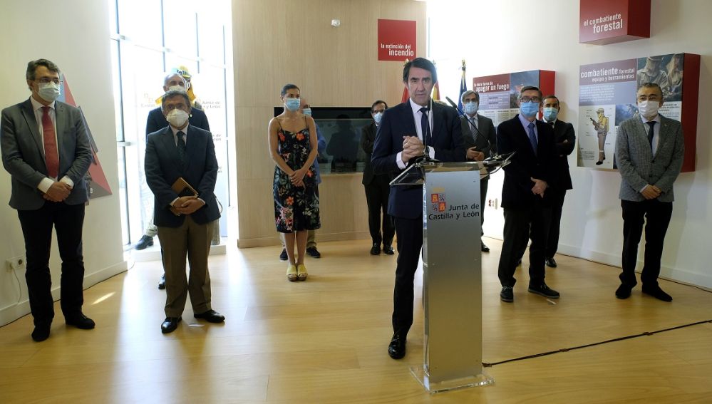 Presentación campaña incendios con Juan Carlos Suárez Quiñones