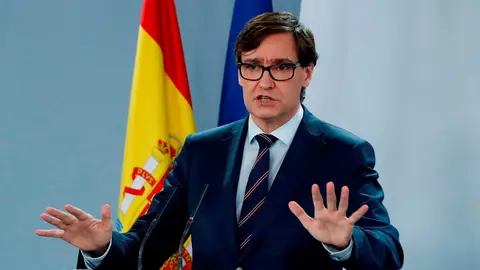 El ministro de Sanidad, Salvador Illa. Confinamiento de Madrid Coronavirus. Salvador Illa sobre el confinamiento en Madrid