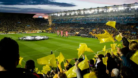 Partido de Champions en La Cerámica. Partido de Champions en La Cerámica.