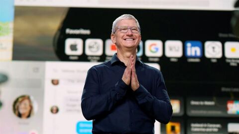Tim Cook, durante la WWDC 2020.