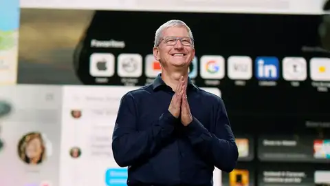 Tim Cook, durante la WWDC 2020. Tim Cook, durante la WWDC 2020.