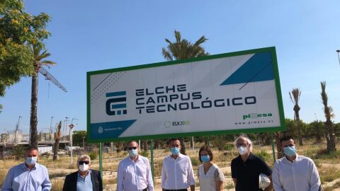 Obras del Campus Tecnol&oacute;gico del parque empresarial de Elche.