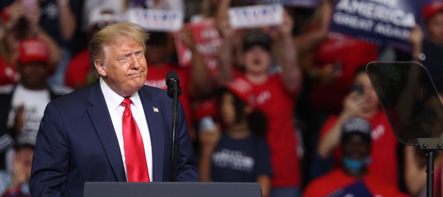 Donald Trump en un acto electoral Donald Trump en un acto electoral