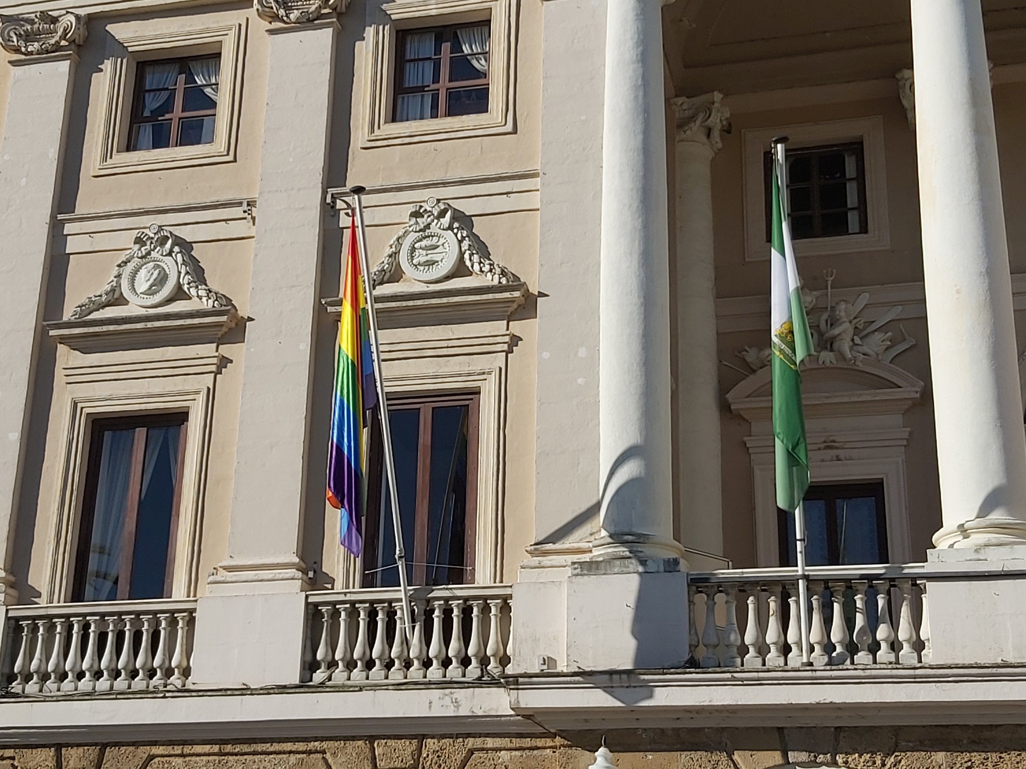 El 28 de junio se izará la bandera LGTBIQ+ en Cádiz El 28 de junio se izará la bandera LGTBIQ+ en Cádiz