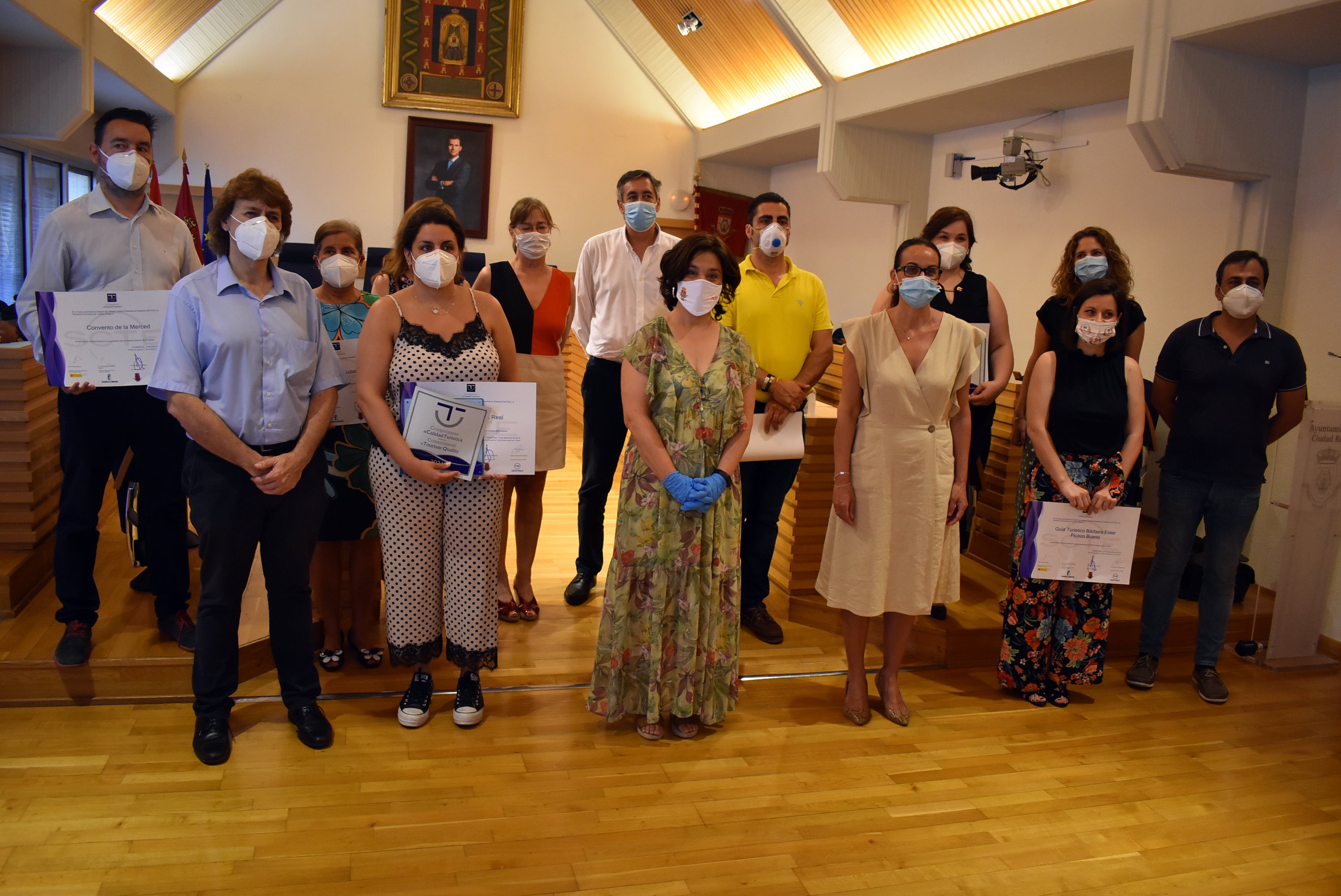 7 entidades y empresas turísticas de Ciudad Real reciben sus distintivos de calidad turística SICTED 7 entidades y empresas turísticas de Ciudad Real reciben sus distintivos de calidad turística SICTED