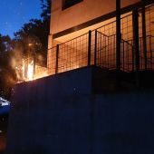 Incendio en la casa rural del alcalde de Navas de Estena