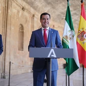 El presidente del Gobierno de la Junta de Andalucía, Juanma Moreno El presidente del Gobierno de la Junta de Andalucía, Juanma Moreno