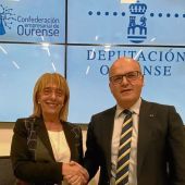 A presidenta da CEO transmítelle a Baltar a preocupación dos empresarios pola crise das axudas