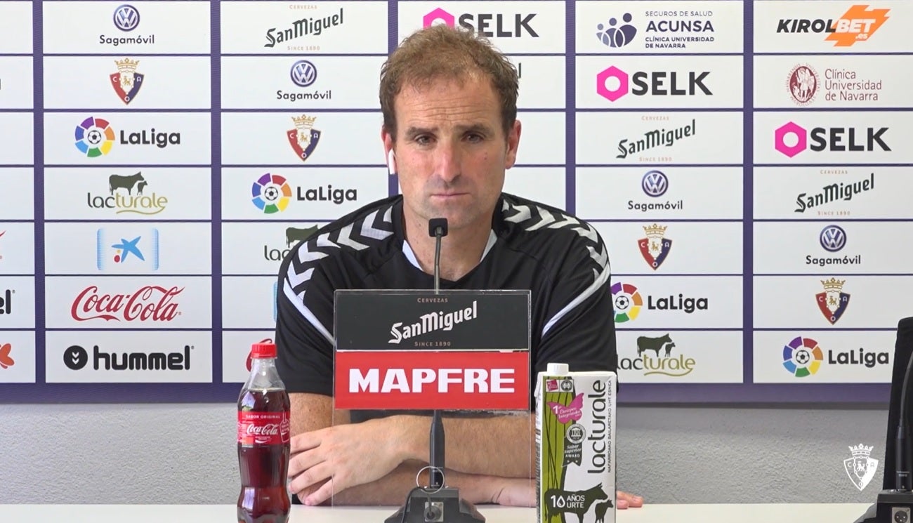 Jagoba Arrasate: "Hemos mostrado una fragilidad defensiva que no es normal, también llevamos tiempo sin marcar de juego dinámico" Jagoba Arrasate: "Hemos mostrado una fragilidad defensiva que no es normal, también llevamos tiempo sin marcar de juego dinámico"