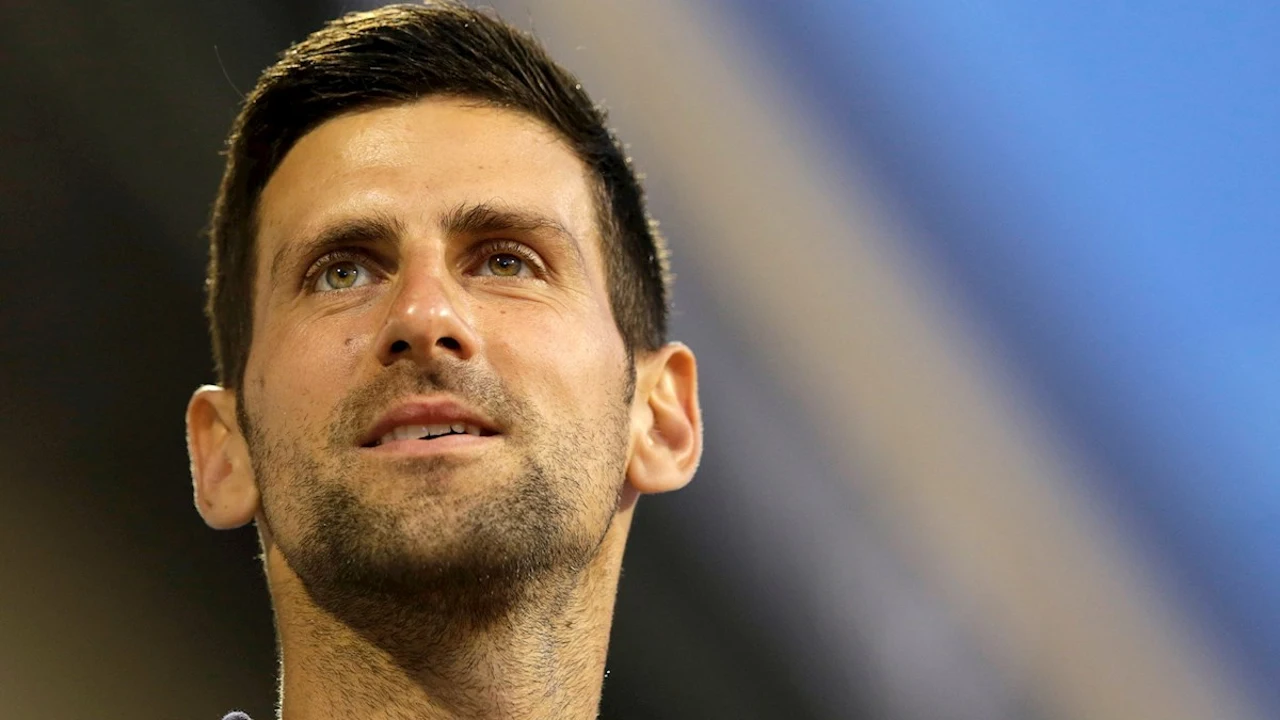 El tenista serbio, Novak Djokovic