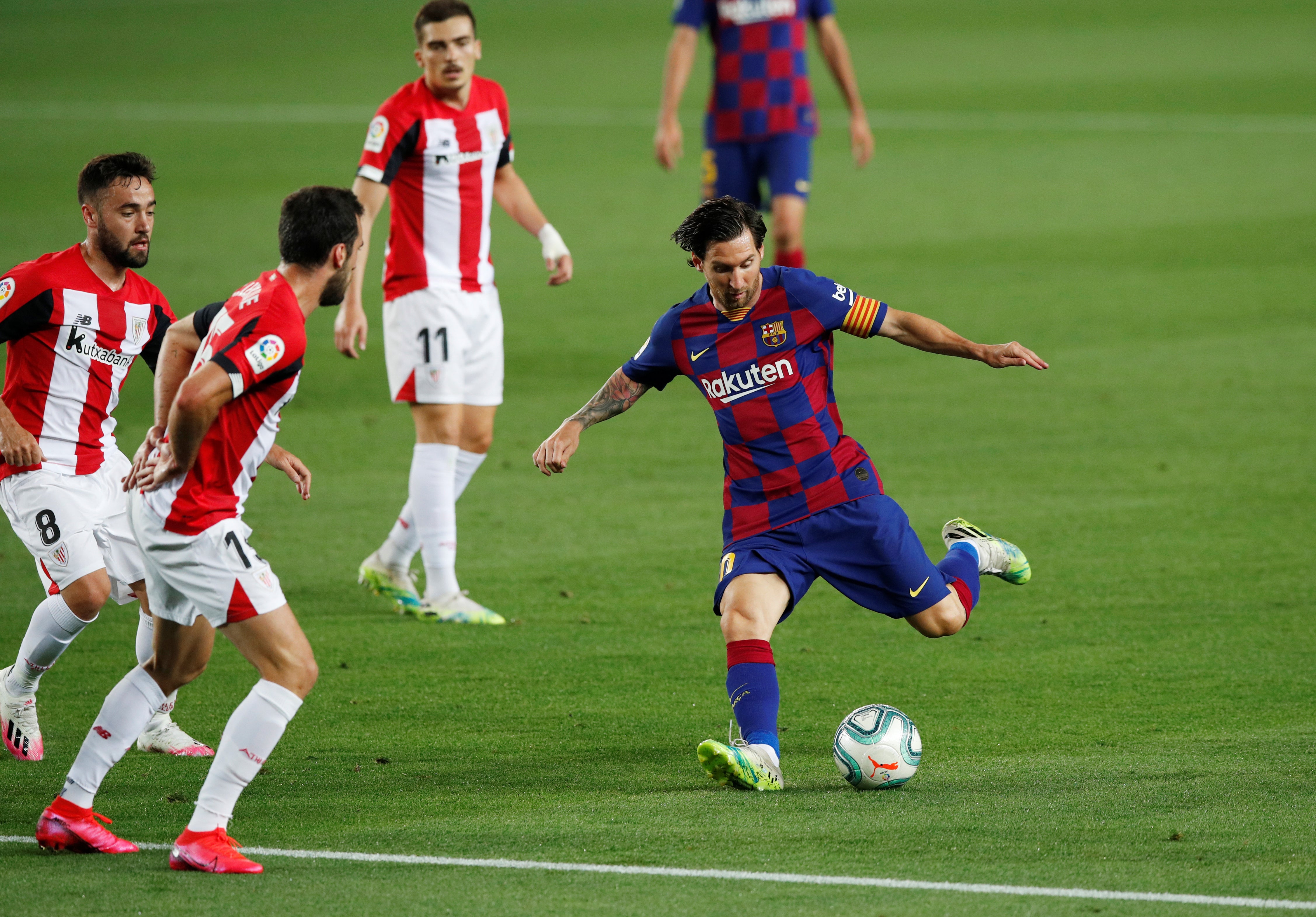 Gol del Barcelona 1-0 Athletic: Messi brilla y Rakitic decide en el Camp Nou Gol del Barcelona 1-0 Athletic: Messi brilla y Rakitic decide en el Camp Nou