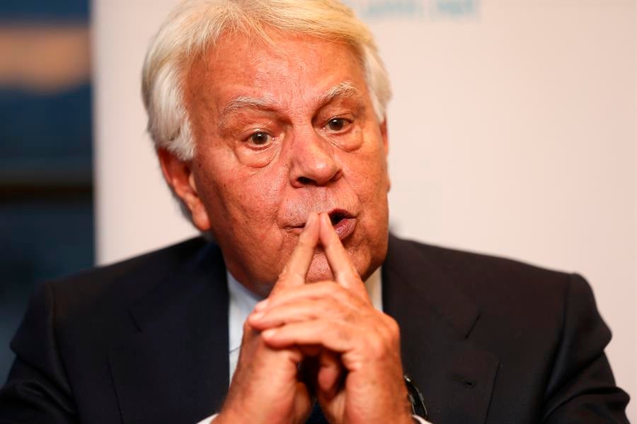 Felipe González considera una "estupidez" que Iglesias diga que el trabajo de las fuerzas de seguridad del Estado no es esencial en la pandemia Felipe González considera una "estupidez" que Iglesias diga que el trabajo de las fuerzas de seguridad del Estado no es esencial en la pandemia