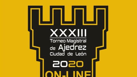 Cartel del Torneo Magistral de Ajedrez 'Ciudad de Le&oacute;n' 2020.