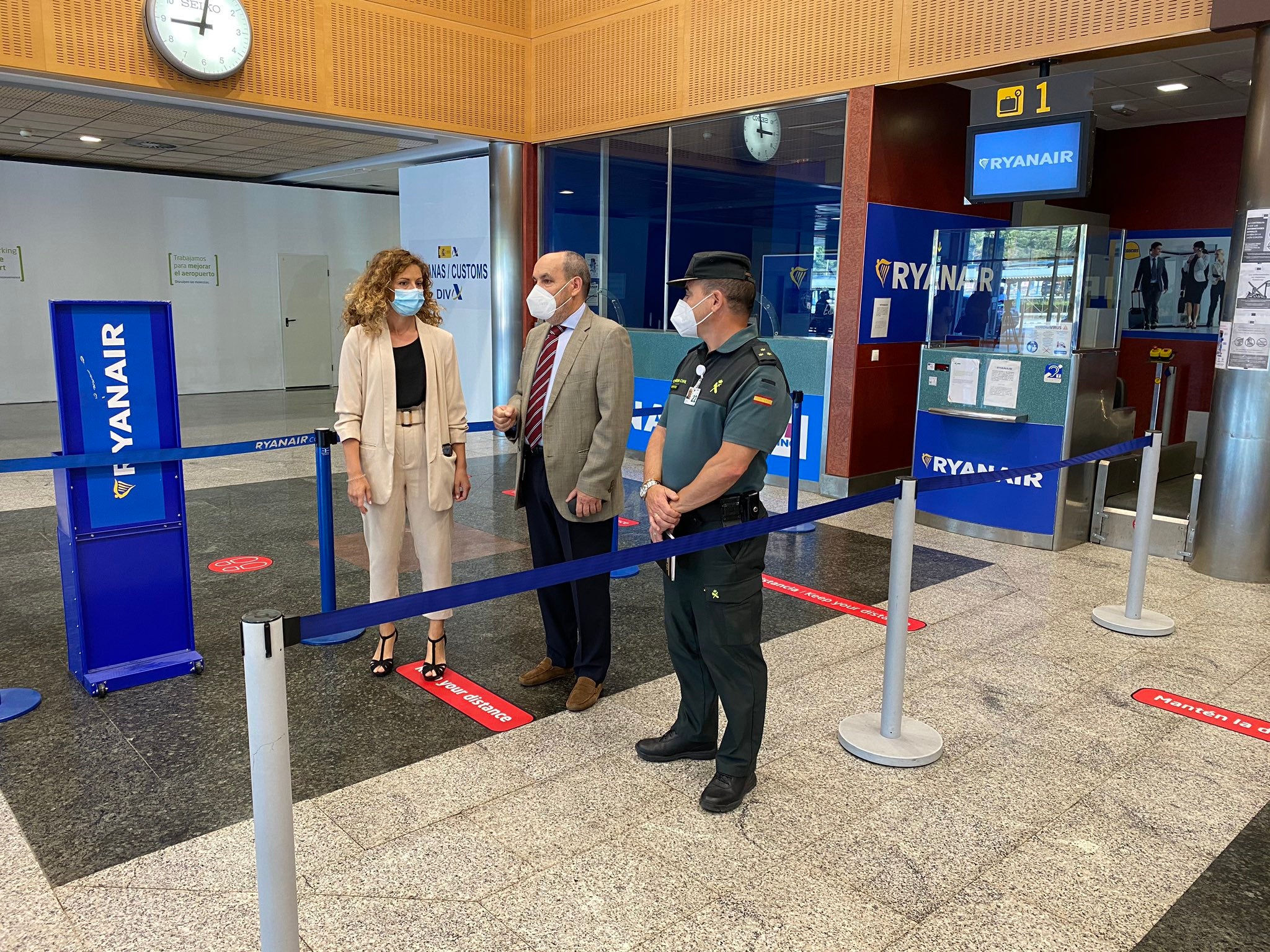 El aeropuerto Seve Ballesteros vive su "día más emotivo" El aeropuerto Seve Ballesteros vive su "día más emotivo"