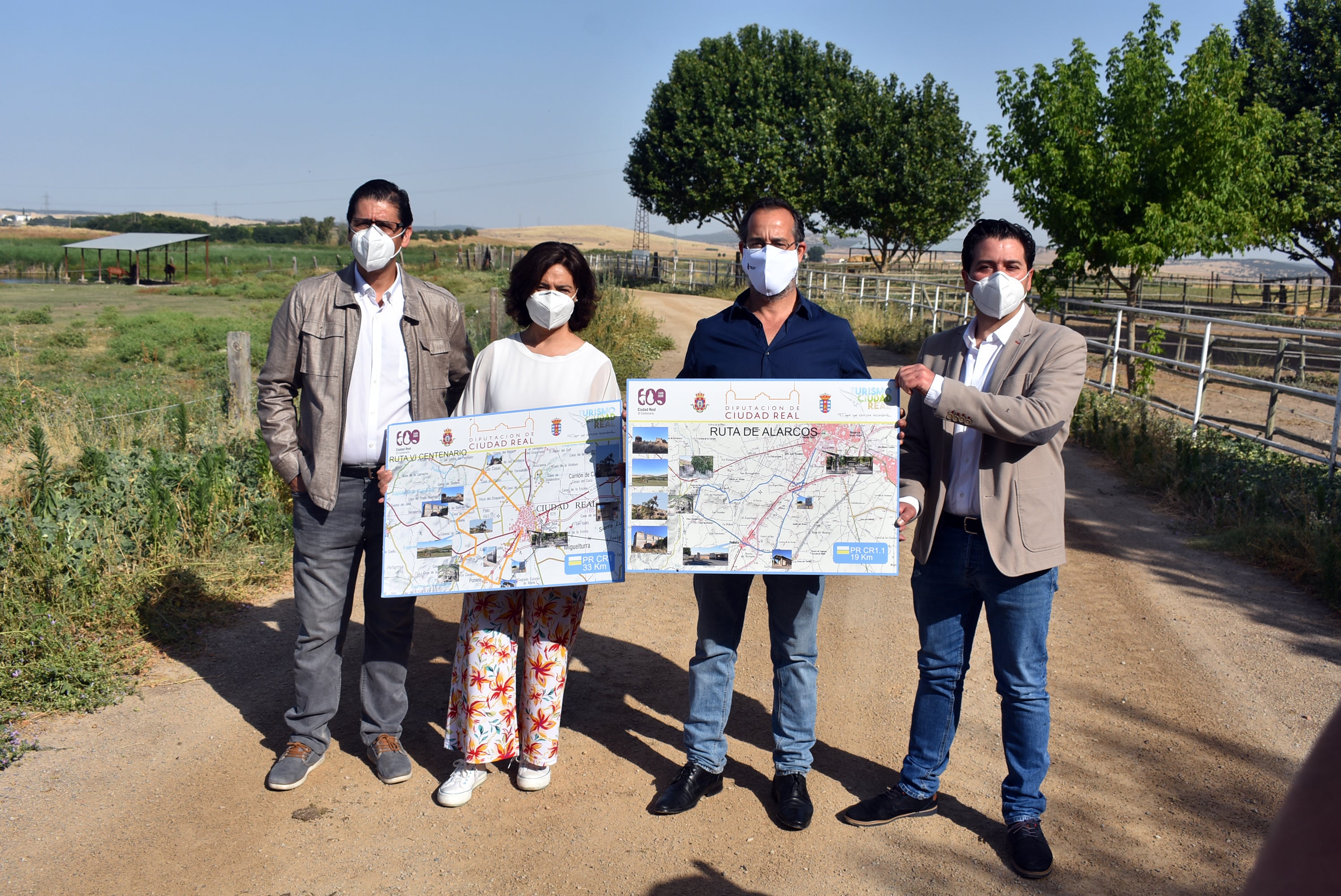 Presentadas la "Ruta del VI Centenario" y la "Ruta de Alarcos" para fomentar el turismo de naturaleza en Ciudad Real Presentadas la "Ruta del VI Centenario" y la "Ruta de Alarcos" para fomentar el turismo de naturaleza en Ciudad Real