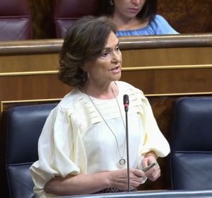 La respuesta de Carmen Calvo a Espinosa de los Monteros en la que admite que la credibilidad del Gobierno no existe La respuesta de Carmen Calvo a Espinosa de los Monteros en la que admite que la credibilidad del Gobierno no existe