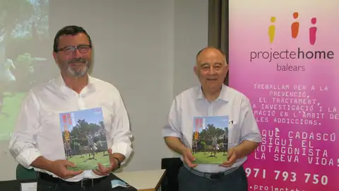 El presidente ejecutivo de Projecte Home Baleares, Jesús Mullor, y el presidente de las tres fundaciones que dan soporte a PHB, Bartomeu Català. El presidente ejecutivo de Projecte Home Baleares, Jesús Mullor, y el presidente de las tres fundaciones que dan soporte a PHB, Bartomeu Català.