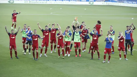 Celebración de Osasuna Alavés 0-1 Osasuna