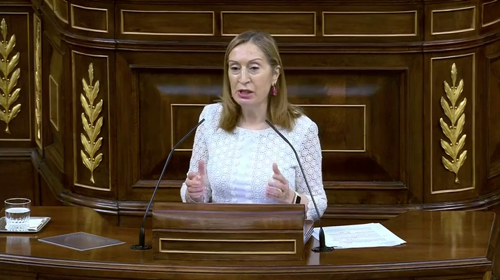 Ana Pastor: "El acuerdo sobre el fondo de reconstrucción es una enmienda a la política de Sánchez" Ana Pastor: "El acuerdo sobre el fondo de reconstrucción es una enmienda a la política de Sánchez"