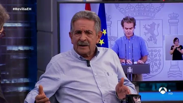 Miguel Ángel Revilla discrepa respecto a la opinión de Pablo Motos sobre Fernando Simón: "Ante lo que nadie conoce, ¿quién es el 'guapo' que está preparado?" Miguel Ángel Revilla discrepa respecto a la opinión de Pablo Motos sobre Fernando Simón: "Ante lo que nadie conoce, ¿quién es el 'guapo' que está preparado?"