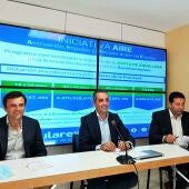 Bruno García, Antonio Saldaña e Ignacio Martínez