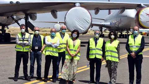 Pilar Zamora ha visitado el aeropuerto de Ciudad Real Pilar Zamora ha visitado el aeropuerto de Ciudad Real