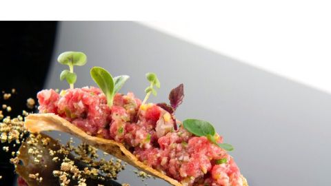 Steak tartar del restaurante Zaldiaran