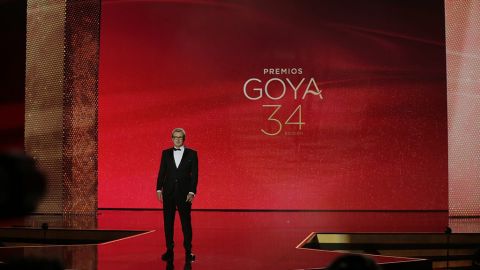 Mariano Barroso, presidente de la Academia de Cine, en la gala de los Goya 2020
