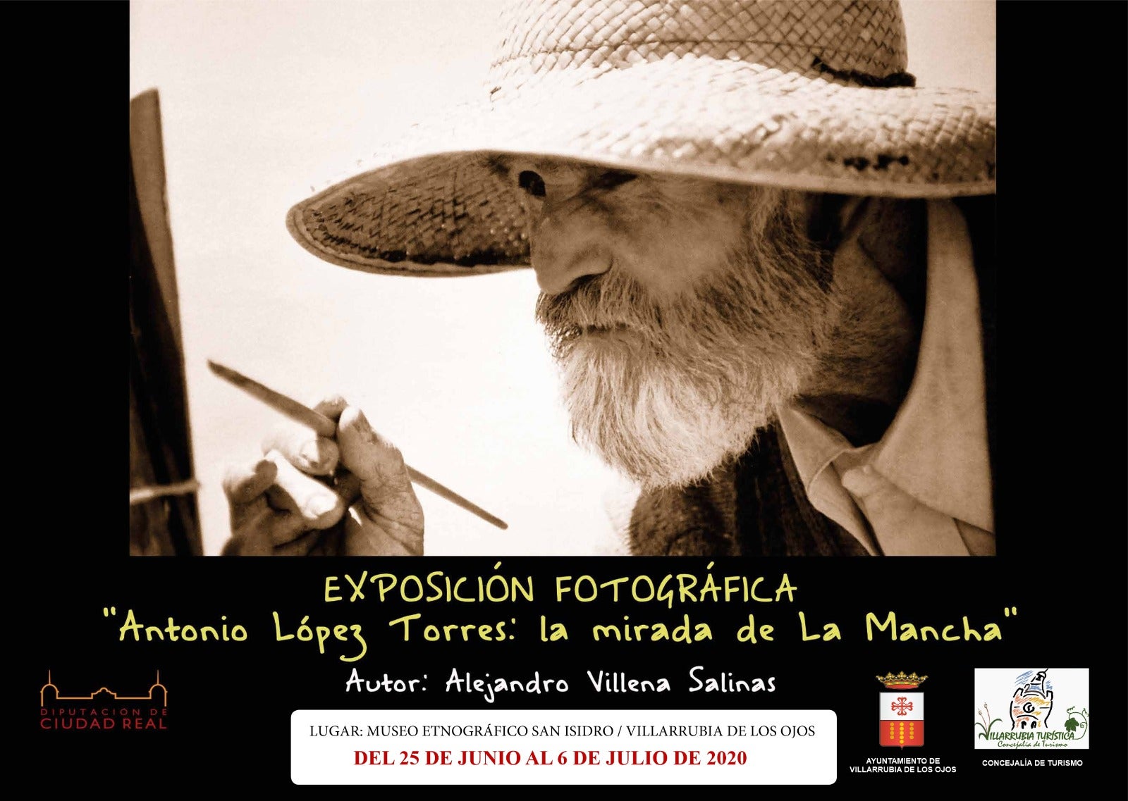 Villarrubia de los Ojos acoge la exposición “Antonio López Torres: la mirada de La Mancha” en el Museo Etnográfico municipal Villarrubia de los Ojos acoge la exposición “Antonio López Torres: la mirada de La Mancha” en el Museo Etnográfico municipal