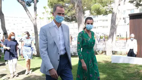 Los Reyes, Don Felipe y Doña Letizia, en el Hotel Iberostar Cristina de Playa de Palma, donde se han reunido con Govern y diferentes patronales, en su visita a Mallorca. Los Reyes, Don Felipe y Doña Letizia, en el Hotel Iberostar Cristina de Playa de Palma, donde se han reunido con Govern y diferentes patronales, en su visita a Mallorca.